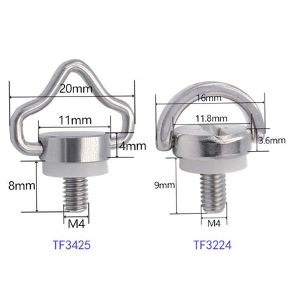 TF3425 2pcs M4 Quick Release Screw Camera Drone Shoulder Strap Lanyard Screw -  by buy2fix | Online Shopping UK | buy2fix