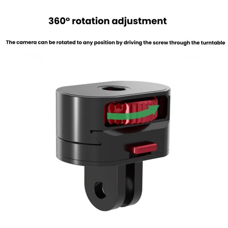 TFSM151 2 Pages 2 In 1 Action Camera 1/4 Metal Adapter Quick Release Mount -  by buy2fix | Online Shopping UK | buy2fix