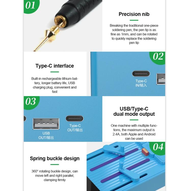 RELIFE RL-936WE Digital Display Battery Spot Welder Small Portable Repair Lithium Battery Spot Welder - Electric Soldering Iron by RELIFE | Online Shopping UK | buy2fix