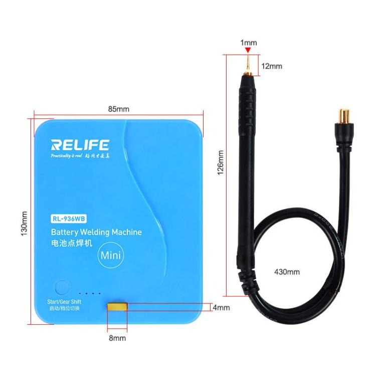 RELIFE RL-936WB Portable Spot Welder Small Lithium Battery Welder - Electric Soldering Iron by RELIFE | Online Shopping UK | buy2fix