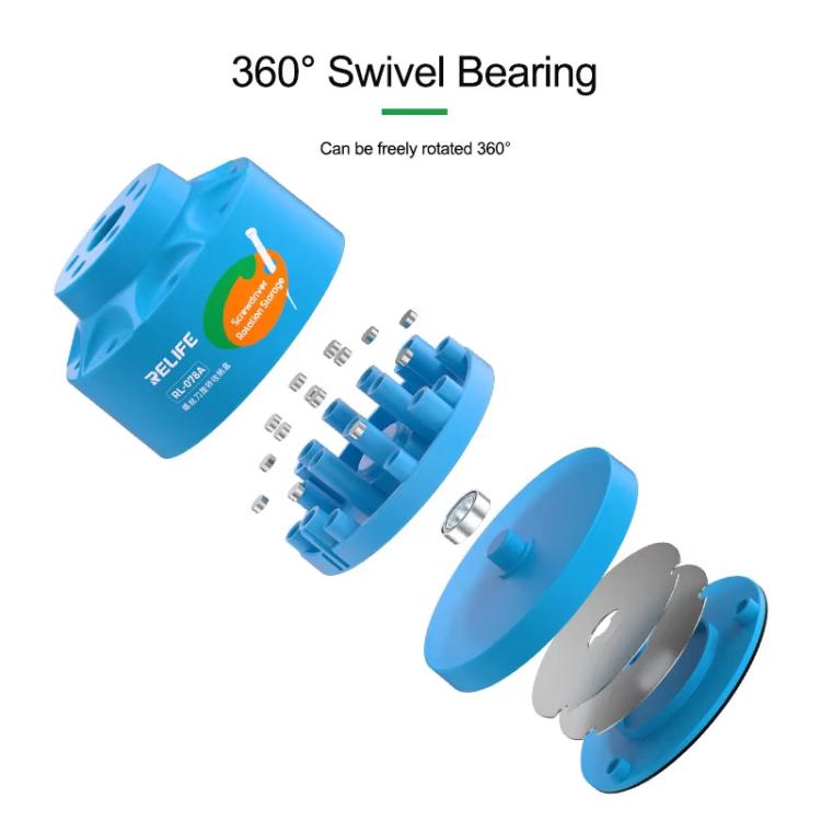 RELIFE RL-078A Screwdriver Rotating Storage Box Mobile Phone Repair Screwdriver Bit Storage Box - Tool Boxes & Bags by RELIFE | Online Shopping UK | buy2fix