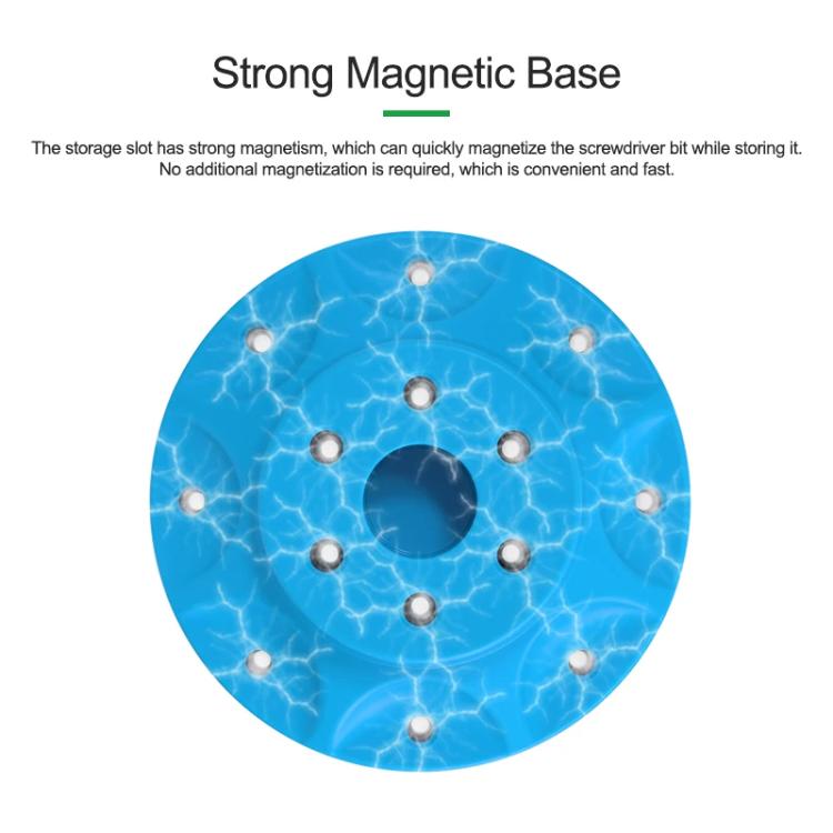RELIFE RL-078A Screwdriver Rotating Storage Box Mobile Phone Repair Screwdriver Bit Storage Box - Tool Boxes & Bags by RELIFE | Online Shopping UK | buy2fix