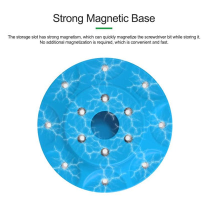 RELIFE RL-078A Screwdriver Rotating Storage Box Mobile Phone Repair Screwdriver Bit Storage Box - Tool Boxes & Bags by RELIFE | Online Shopping UK | buy2fix