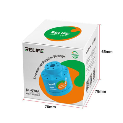RELIFE RL-078A Screwdriver Rotating Storage Box Mobile Phone Repair Screwdriver Bit Storage Box - Tool Boxes & Bags by RELIFE | Online Shopping UK | buy2fix