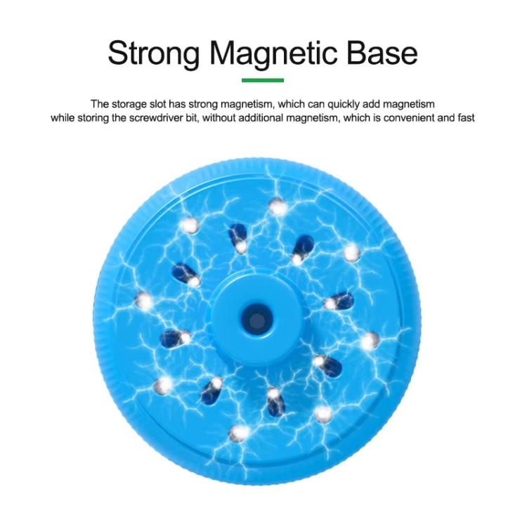 RELIFE RL-078 Magnetic Screwdriver Rotating Box 360-degree Rotation 17-slot Screwdriver Storage Box - Tool Boxes & Bags by RELIFE | Online Shopping UK | buy2fix