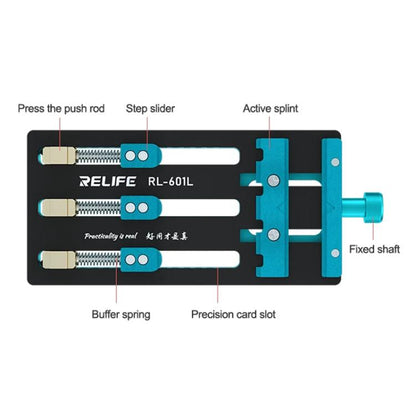 RELIFE RL-601L Mobile Phone Repair Mainboard Multi-Use Card Holder Chip Dual-Axis Fixed Card Slot - Repair Fixture by RELIFE | Online Shopping UK | buy2fix