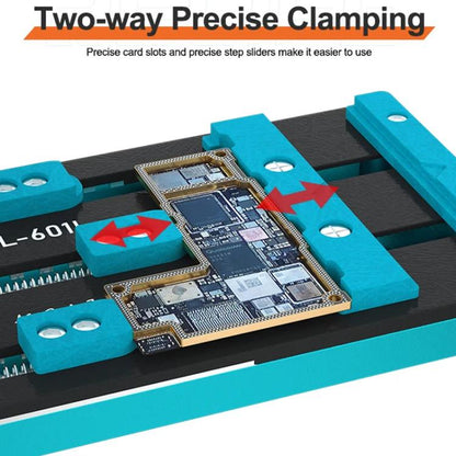 RELIFE RL-601L Mobile Phone Repair Mainboard Multi-Use Card Holder Chip Dual-Axis Fixed Card Slot - Repair Fixture by RELIFE | Online Shopping UK | buy2fix