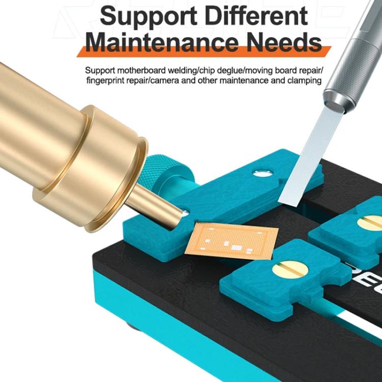 RELIFE RL-601L Mini Rotary Mobile Phone Motherboard Repair Multi-Use Card Holder High Temperature Resistant Fixed Card Slot - Repair Fixture by RELIFE | Online Shopping UK | buy2fix