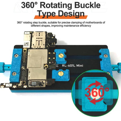 RELIFE RL-601L Mini Rotary Mobile Phone Motherboard Repair Multi-Use Card Holder High Temperature Resistant Fixed Card Slot - Repair Fixture by RELIFE | Online Shopping UK | buy2fix