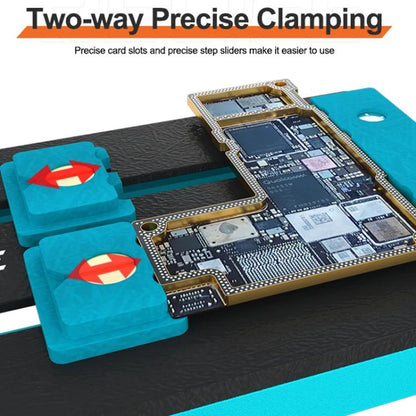 RELIFE RL-601L Mini Rotary Mobile Phone Motherboard Repair Multi-Use Card Holder High Temperature Resistant Fixed Card Slot - Repair Fixture by RELIFE | Online Shopping UK | buy2fix