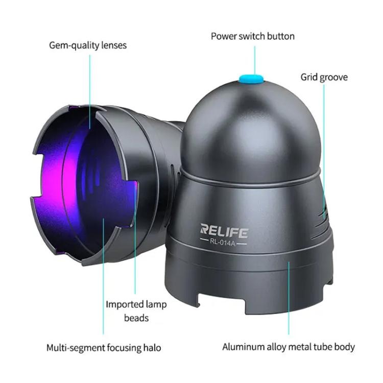 RELIFE RL-014A Mobile Phone Repair UV Glue Ultraviolet Curing Lamp Fluorescent Detection Green Oil Curing Light - Others by RELIFE | Online Shopping UK | buy2fix