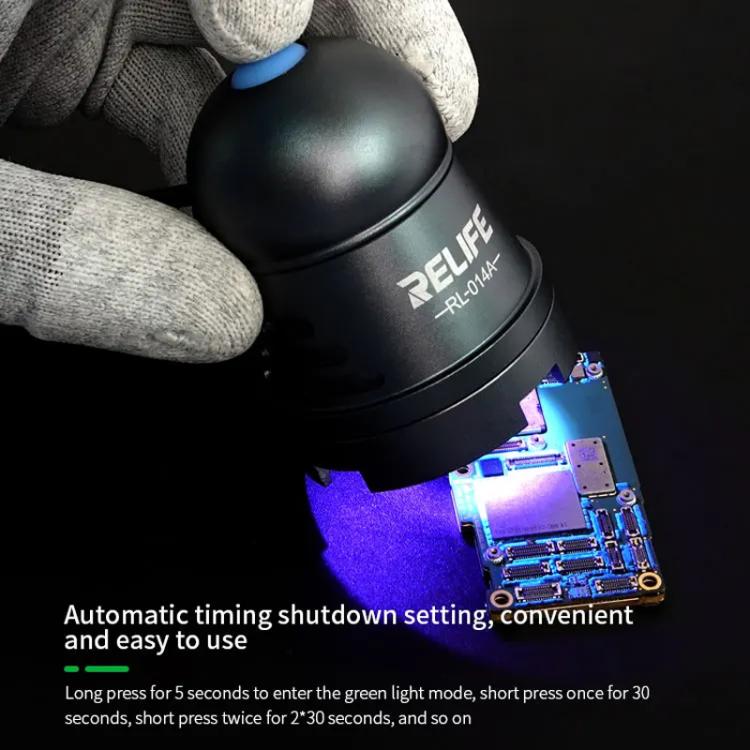 RELIFE RL-014A Mobile Phone Repair UV Glue Ultraviolet Curing Lamp Fluorescent Detection Green Oil Curing Light - Others by RELIFE | Online Shopping UK | buy2fix