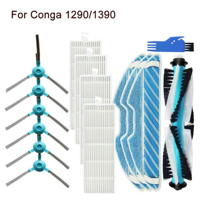 2pcs Mop Pad For Conga 1290/1390 Robot Vacuum Replacement Parts - For Vorwerk Accessories by buy2fix | Online Shopping UK | buy2fix