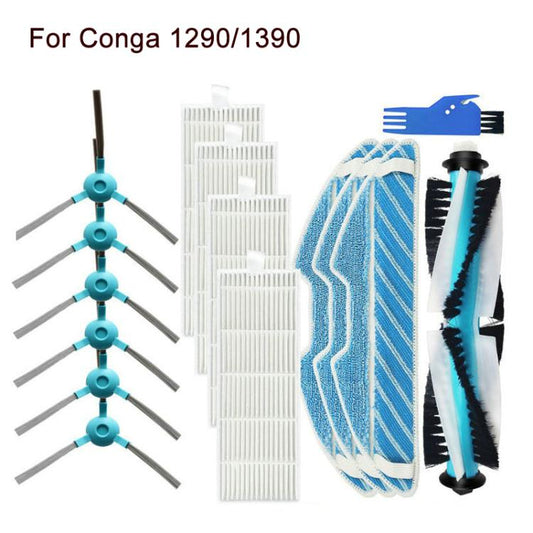 2pcs Mop Pad For Conga 1290/1390 Robot Vacuum Replacement Parts - For Vorwerk Accessories by buy2fix | Online Shopping UK | buy2fix