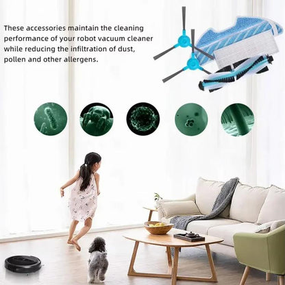 2pcs Mop Pad For Conga 1290/1390 Robot Vacuum Replacement Parts - For Vorwerk Accessories by buy2fix | Online Shopping UK | buy2fix