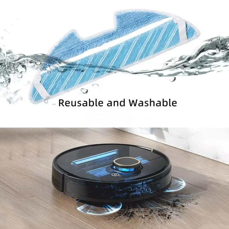 2pairs Side Brush For Conga 1290/1390 Robot Vacuum Replacement Parts - For Vorwerk Accessories by buy2fix | Online Shopping UK | buy2fix