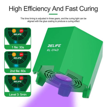 RELIFE RL014D Smart UV Curing Lamp LED Ultraviolet Mobile Phone Repair Shadowless Glue Green Oil Quick-drying Oil Curing Lamp - Others by RELIFE | Online Shopping UK | buy2fix