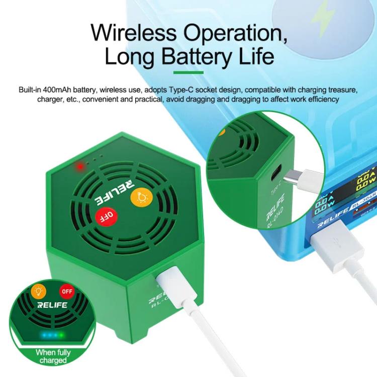 RELIFE RL014D Smart UV Curing Lamp LED Ultraviolet Mobile Phone Repair Shadowless Glue Green Oil Quick-drying Oil Curing Lamp - Others by RELIFE | Online Shopping UK | buy2fix