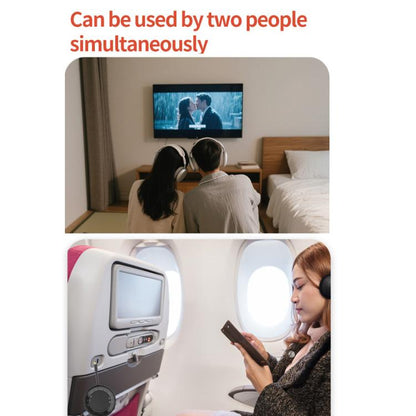 2-in-1 Bluetooth 5.4 Audio Adapter with Qualcomm Chip Low Latency Wireless Transmitter/Receiver for Car/Home(White) - Audio Receiver Transmitter by buy2fix | Online Shopping UK | buy2fix