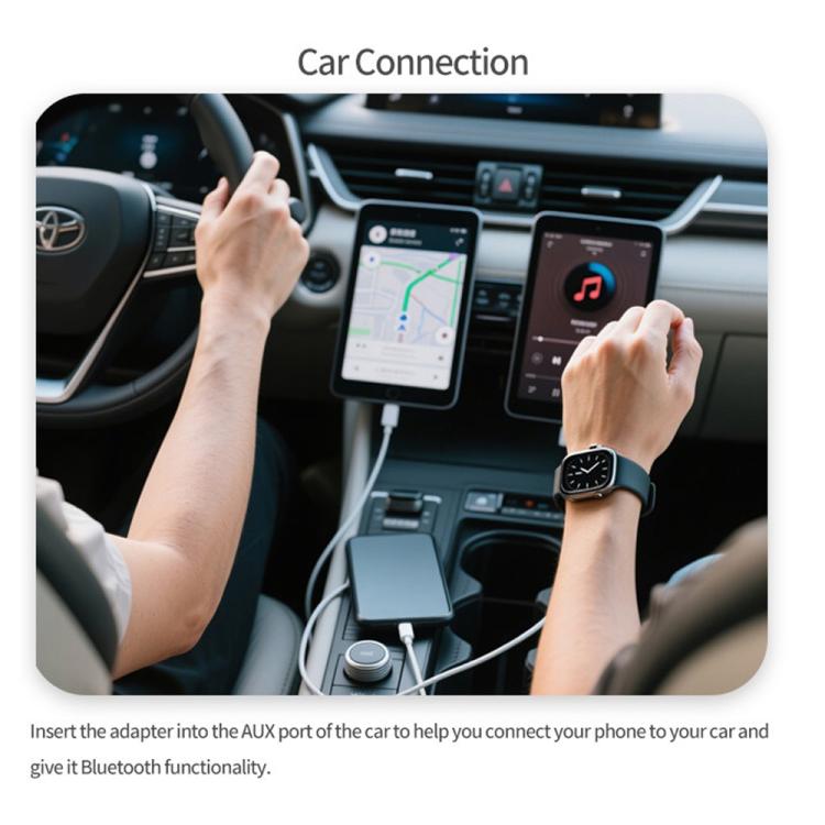 2-in-1 Bluetooth 5.4 Audio Adapter with Qualcomm Chip Low Latency Wireless Transmitter/Receiver for Car/Home(White) - Audio Receiver Transmitter by buy2fix | Online Shopping UK | buy2fix