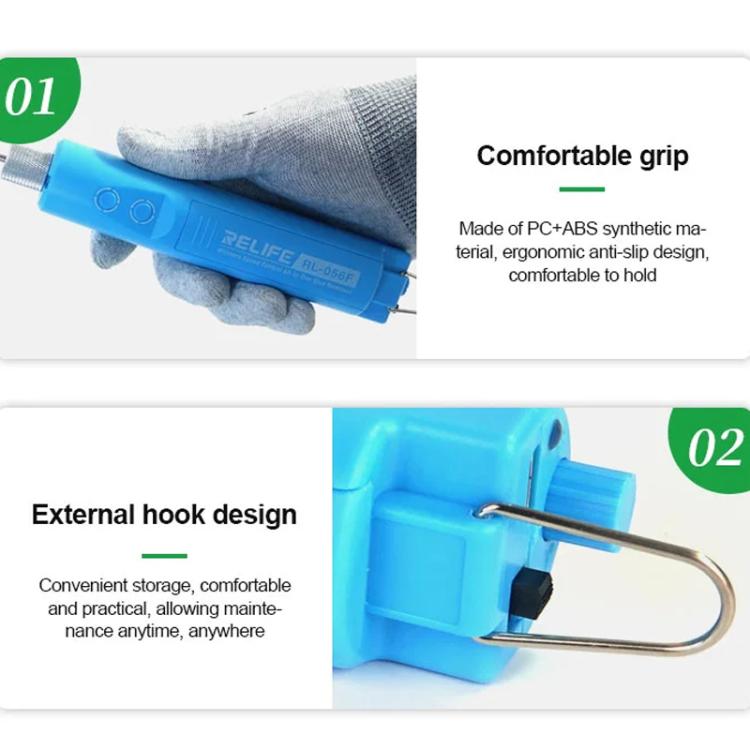 RELIFE RL-056F Wireless Speed Control Integrated Glue Removal Machine Cutting Machine Screen OCA Glue Removal - Dust Remove Tool by RELIFE | Online Shopping UK | buy2fix