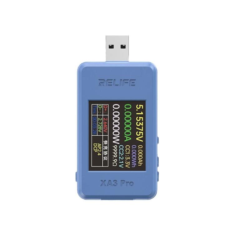 RELIFE XA3 Pro USB / Type-C Smart Detector Fast Charging Protocol Identification Detection - Test Tools by RELIFE | Online Shopping UK | buy2fix