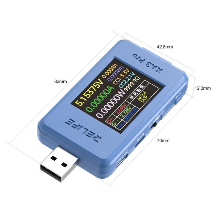 RELIFE XA3 Pro USB / Type-C Smart Detector Fast Charging Protocol Identification Detection - Test Tools by RELIFE | Online Shopping UK | buy2fix
