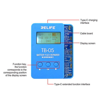 RELIFE TB-05 For iPhone 11-15 Series Battery Cable Repair Instrument - Test Tools by RELIFE | Online Shopping UK | buy2fix
