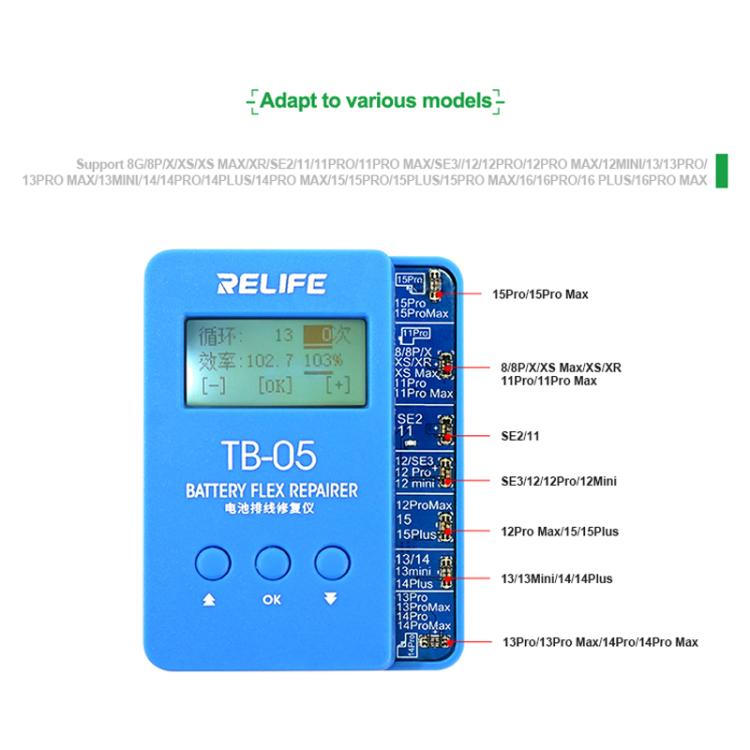 RELIFE TB-05 For iPhone 11-15 Series Battery Cable Repair Instrument - Test Tools by RELIFE | Online Shopping UK | buy2fix