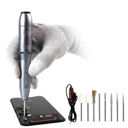 RELIFE RL-068 Speed-adjustable Handheld Grinding Pen Rust Removal Polishing Motherboard Repair Electric Grinder - Polishing Repair by RELIFE | Online Shopping UK | buy2fix