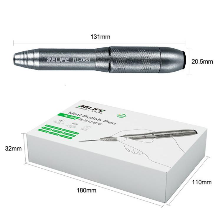 RELIFE RL-068 Speed-adjustable Handheld Grinding Pen Rust Removal Polishing Motherboard Repair Electric Grinder - Polishing Repair by RELIFE | Online Shopping UK | buy2fix