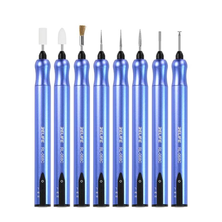 RELIFE RL-068C Smart Rechargeable Grinding Pen Portable Grinding Head Rust Removal Polishing Motherboard Repair Electric Grinder - Polishing Repair by RELIFE | Online Shopping UK | buy2fix
