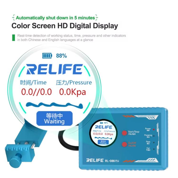 RELIFE RL-086 Pro Mobile Smart Airtightness Tester Portable Sealing Leak Detector - Test Tools by RELIFE | Online Shopping UK | buy2fix