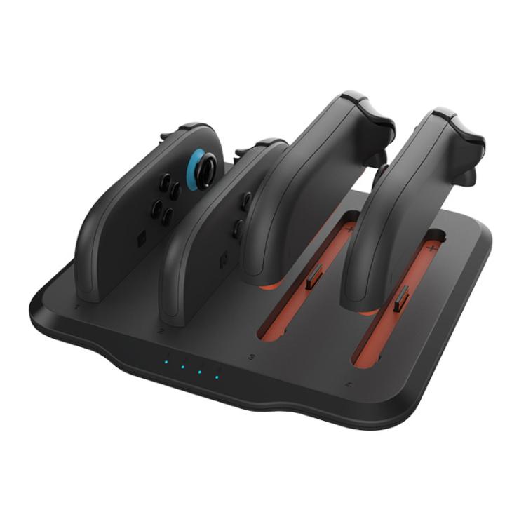 For Nintendo Switch 2 Charge Base Handle Charger With Charging Indicator Light Overcharge Protection(Black) - Charger & Power by buy2fix | Online Shopping UK | buy2fix