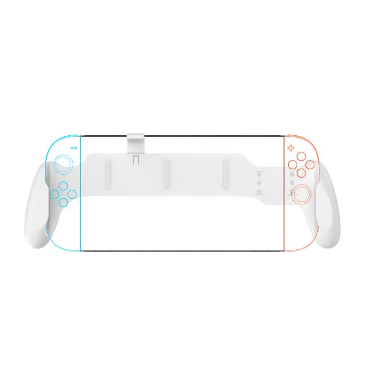 For Nintendo Switch 2 / Switch / Switch OLED Ergonomic Anti-Slip Grip Handle(White) - Others by buy2fix | Online Shopping UK | buy2fix