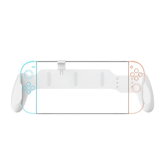 For Nintendo Switch 2 / Switch / Switch OLED Ergonomic Anti-Slip Grip Handle(White) - Others by buy2fix | Online Shopping UK | buy2fix