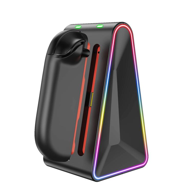 For Nintendo Switch 2 4 In 1 Handle Charger Storage Base(Black) - Charger & Power by buy2fix | Online Shopping UK | buy2fix