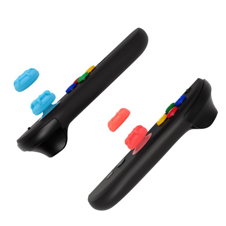 For Nintendo Switch 2 Silicone Joystick Cap 6 In 1 Key Protection Cap(Black+White) - Others by buy2fix | Online Shopping UK | buy2fix