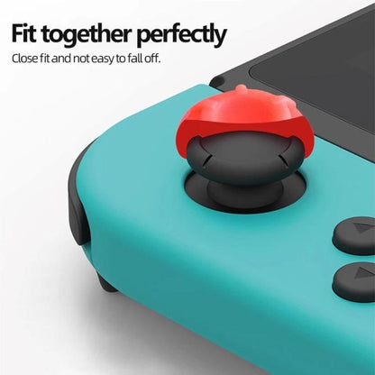 For Nintendo Switch 2 Silicone Joystick Cap 6 In 1 Key Protection Cap(Black+White) - Others by buy2fix | Online Shopping UK | buy2fix