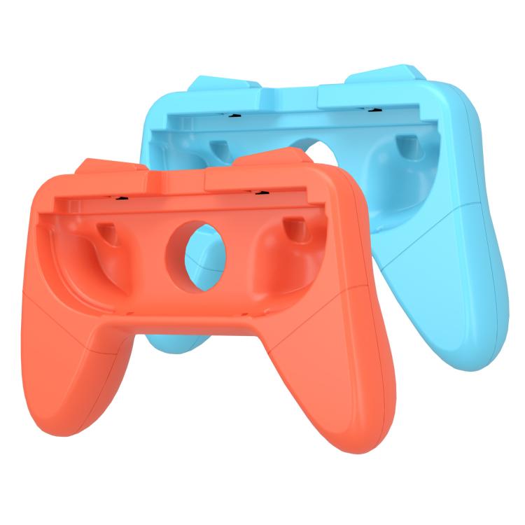 For Nintendo Switch 2 Left + Right Handle Brackets Simple Handle(Orange Blue) - Gamepads by buy2fix | Online Shopping UK | buy2fix