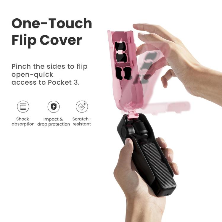 For DJI Osmo Pocket 3 Camera aMagisn Protective Cover Storage Case with 4 Magnetic Filter Slots(Pink) - Case & Bags by aMagisn | Online Shopping UK | buy2fix