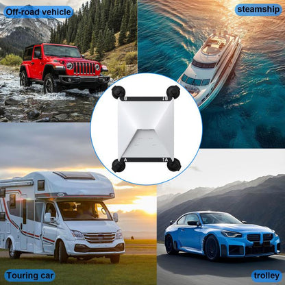 For Starlink Mini Car Metal Suction Cup Holder, Model: S2032 - Universal Car Holders by buy2fix | Online Shopping UK | buy2fix