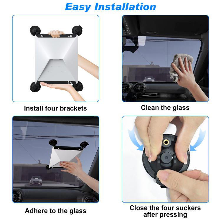 For Starlink Mini Car Metal Suction Cup Holder, Model: S2032 - Universal Car Holders by buy2fix | Online Shopping UK | buy2fix