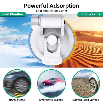 For Starlink Mini Car Sunroof Front Window Rear Window Glass Suction Cup Bracket(White) - Universal Car Holders by buy2fix | Online Shopping UK | buy2fix