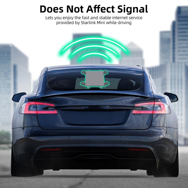 For Starlink Mini Car Sunroof Front Window Rear Window Glass Suction Cup Bracket(White) - Universal Car Holders by buy2fix | Online Shopping UK | buy2fix