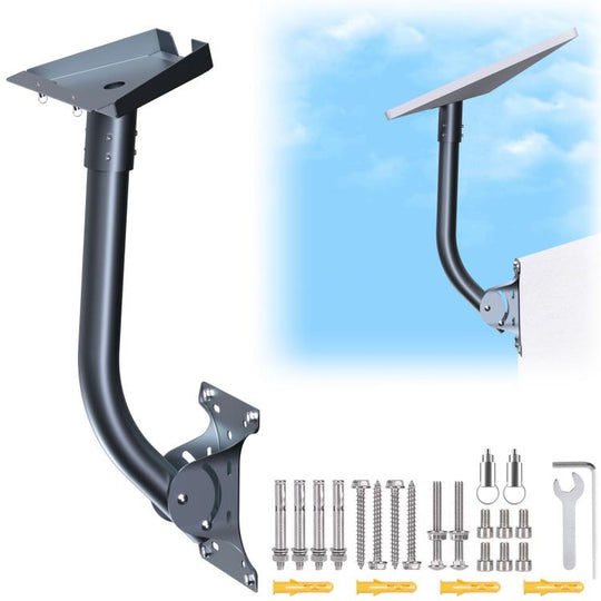 For Starlink Gen 3 / V4 Bracket Base Set, Style: Curved Pole