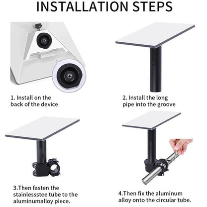 For Starlink Mini S2029 Aluminium Alloy Roof Rack Set - Roof Racks by buy2fix | Online Shopping UK | buy2fix
