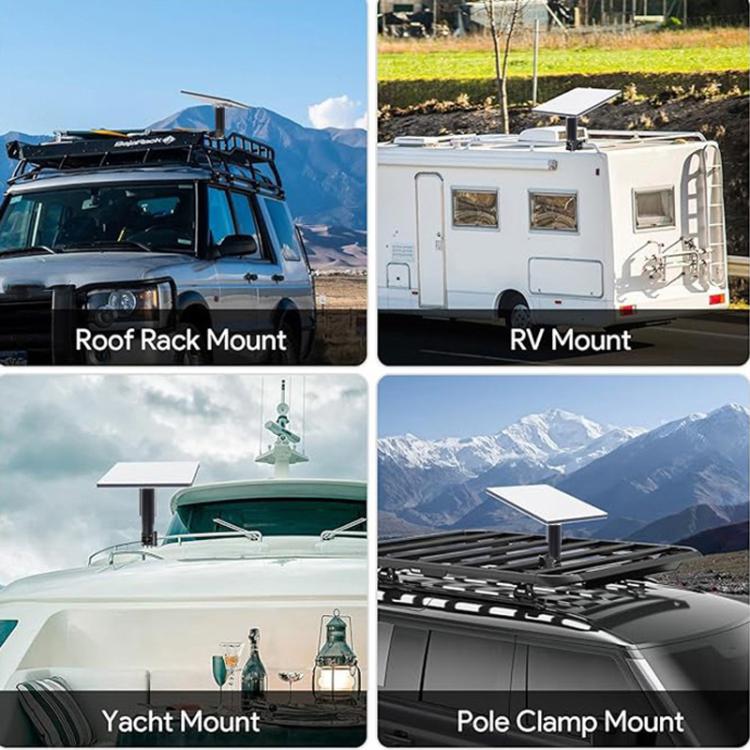 For Starlink Mini S2029 Aluminium Alloy Roof Rack Set - Roof Racks by buy2fix | Online Shopping UK | buy2fix