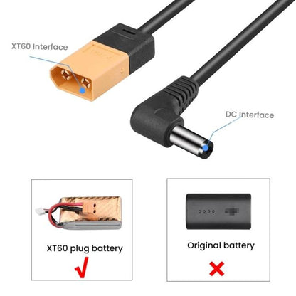 For DJI FPV Goggles V2 XT60 to DC Power Cable Stable Power Supply Connector - Other Accessories by buy2fix | Online Shopping UK | buy2fix