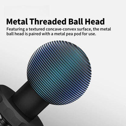 aMagisn Metal Arm Clamp Magnetic Base with 1/4-inch Ball Head For Insta360, DJI, GoPro Cameras(Black) - Holder by aMagisn | Online Shopping UK | buy2fix